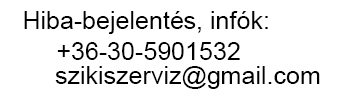 javítás megrendelés, infó